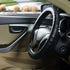 Custom Accessories 38011 Gripper Series Black Custom Grip Steering Wheel Cover...