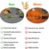 Reptile Substrate Liner Terrarium Carpet, Bearded Dragon Tank Accessories, Non-Adhesive Reptile Carpet Reptile Flooring Mat Bedding for Leopard Ge...