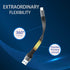 USB C Android Auto Cable,10Gbps 3A Fast Charging USB to USB C Cable,5“ Short USB 3.1 Gen 2 Cable Compatible with Quest Link, SSD, Power Bank, Char...