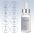 Niacinamide with Hyaluronic Acid Vitamin C Serum For Face, Amino Acid Facial Serum, All Skin Types & Skincare Hydrating, Oil-Free Moisturizing, 1 ...