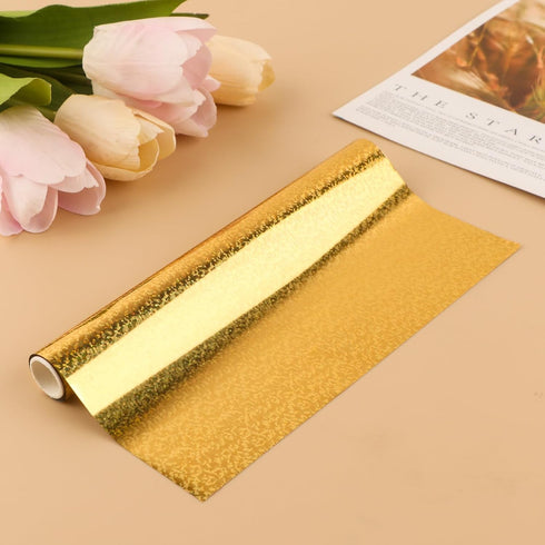 Briartw 4 Rolls Toner Reactive Foil by Laser Printer and Laminator,7.6inch x 16.4ft Transfer Foil Paper for DIY Paper Craft Embossing Scrapbooking...