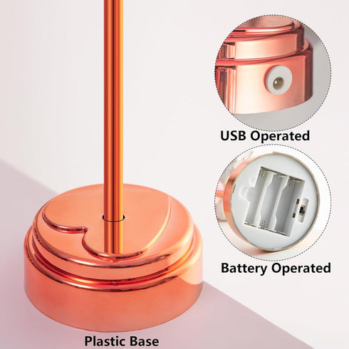 Pink Feather Lamp - LED Atmosphere Feather Night Lights Bedside Lamps for Mother, Girlfriend Home Girl Room Wedding Decoration...