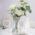 8 inch Iridescent Glass Flower Vases for Centerpiece Table Home Indoor Desk Decor,Ins Modern Boho Style Vase for Wedding Housewarming Gift...