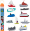 Safari Ltd. In the Water TOOB - Figurines of Jet Ski, Raft, Submarine, Motorboat, Windsurfer, Battleship, Cruise, Steam, Sail, Tug, Cargo Boat - E...