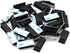 Cable Clips 3M Adhesive, Multipurpose Wire Clamps for Cable Management and Cable Runs - 50 Pack Black Bundled with 10 Reusable Cable Ties...