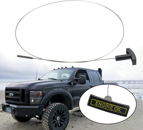 3mirrors Upgrade 3C3Z6750AA Engine Oil Level Dipstick Indicator Compatible with 2003-2006 Ford F-250 F-350 F-450 F-550 Excursion Super Duty 6.0L V...