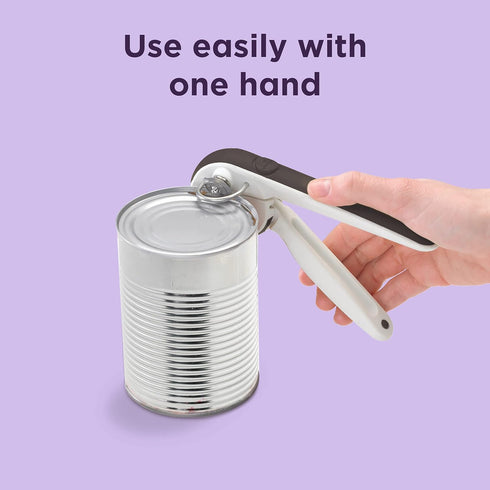 Chef'n EzSqueeze One-Handed Can Opener (Black and Meringue)...