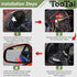 Driver Side Replacement Mirror Glass compatible with Cadillac & GMC vehicles - 2007-2008 Escalade, ESV, EXT | 2007-2008 Sierra 1500/2500HD, Yukon/...