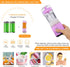 Portable Blender Personal USB Rechargeable Juice Cup for Smoothie and Protein Shakes Mini Handheld Fruit Mixer 13Oz Bottle for Travel Gym Home Off...