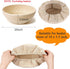 6 Packs Round Bread Proofing Basket Cloth Liner Rattan Baking Dough Basket Cover Natural Rattan Banneton Proofing Cloth(10 Inch)...