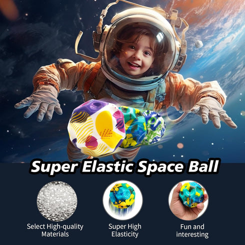 Space Ball,Extreme High Bouncing Ball, Super High Bouncing Space Ball, Children's Sensory Ball, Athlete Training Ball...