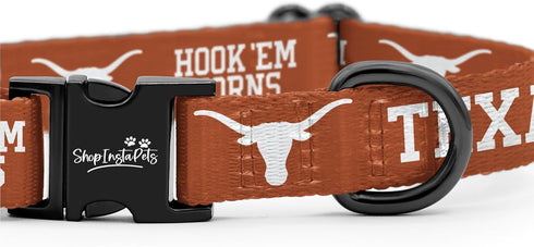 Texas Longhorns Collars and Leashes | Officially Licensed | Fits All Pets! (Small Collar)...