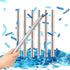 BATTIFE It's a Boy, 6Pack Gender Reveal Confetti Wands, Tissue Paper Confetti Flick Flutter Sticks for Baby Boy Born Shower Party Decorations Supp...