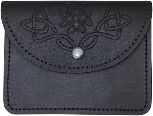 AAR Men's Scottish Leather Pouch Highland Kilt Belt Black Kilts Multi Design New Bag Piper Drummer...