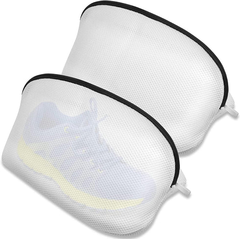 Shoes Wash Bags, 2pcs Mesh Laundry Bags with Durable Zips, Premium Laundry Bag For Shoes/Trainers For Washing Machine, Storage Bag for Travel...