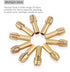 TOMALL Brass Collet Mini Electric Grinder Quick Change Drill Chuck Bit Sets 0.5-3.2mm (1/64 Inch to 1/8 Inch) Shank Diameter 4.3mm / 0.17'' for Ro...