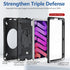 Miesherk Case for iPad Mini 6 8.3 Inch 2021, Military Grade Heavy Duty Shockproof Case for iPad Mini 6th Generation A2567 A2568 A2569 with Stand -...