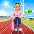 ZITA ELEMENT 18 Inch Girl Doll Scooter Skateboard Clothes and Accessories - 18 Inch Doll Clothes Set Sport Shoes Scooter and Other Outdoor Sport S...