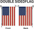 HOOSUN American Flag 12" x 18" Small American Flag For Garden Flag Stand,4th Of July Decorations Outdoor,Double Sided Patriotic Flag,USA Flag,Mini...