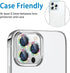 for iPhone 13 Pro & iPhone 13 Pro Max Camera Lens Protector, Bling Glitter 9H Tempered Glass Camera Cover Anti Scratch Shockproof Screen Protector...