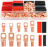 150pcs Battery Cable Ends Awg 2 4 6 8 10 Gauge Wire Connectors,Copper Ring Terminals with Heat Shrink Set,74 pcs Battery Terminal connectors Cable...