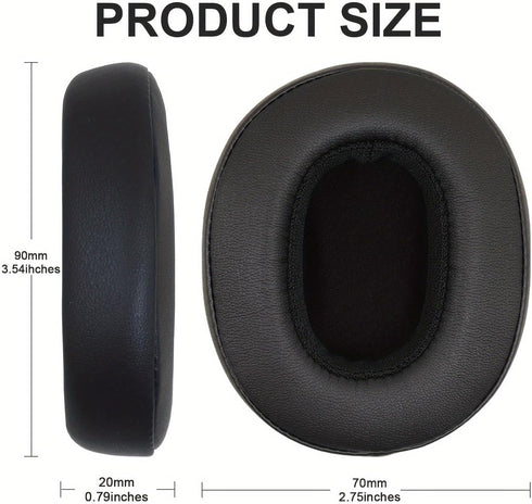 Replacement Ear Pads for Skullcandy Headphones Crusher Wireless Crusher Evo Crusher ANC Hesh 3 Hesh EVO Hesh ANC Headphones Ear Cushions with Soft...
