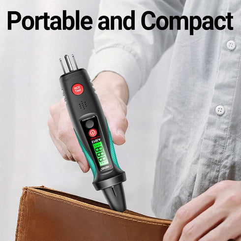ANENG Non Contact Voltage Tester&Outlet Tester Receptacle Detector with Voltage LCD Display,Power Socket Checker Automatic Circuit Tester Polarity...