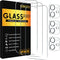 SIBEITU 3 Pack Screen Protector for iPhone 11 with 3 Pack Camera Lens Tempered Glass Protector, 6.1 Inch Tempered Glass HD Clear 9H Hardness for i...
