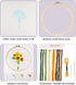 MWOOT 3D Cross Stitch Stamped Embroidery Starter Kit, Easy Embroidery with Sunflower Bouquet Pattern, Handmade Sewing Craft Kit for Adults Beginne...