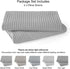 PHF 100% Cotton Waffle Weave Lumbar Pillow Cover 12" x 20", No Filling, 2 Pack Elegant Home Decorative Rectangle Throw Pillow Covers for Bed Couch...