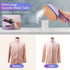 Mini Steam Iron, Travel Steamer for Clothes Portable Mini Iron, Portable Steamer for Dry and Wet Ironing, 970W Handheld Steamer 180° Rotatable Gar...