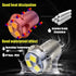 Ruiandsion 2pcs P13.5S LED Bulb 3V White 2835 3SMD Chips LED Bulb Upgrade for Flashlights Torch Light,Non-Polarity...