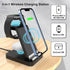 Wireless Charger for Apple Multiple Devices, iphone Charging Station for iPhone 13/13 Pro/13 Pro Max/12/12 Pro Max/11/X, 3 in 1 Wireless Charger S...