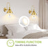 E26 Base Battery Operated Light Bulb, 2 Pack Battery Powered Light Bulbs, Battery Light Bulb, Light Bulbs, LED Puck Lights for Wall Sconce, Lamp...