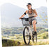 Sosoport Bicycle Iron Basket Cruiser Bike Bicycle Iron Bike Basket Rear Bike Basket Metal Bike Basket Bike Container Front Bicycles Basket 25X18X1...