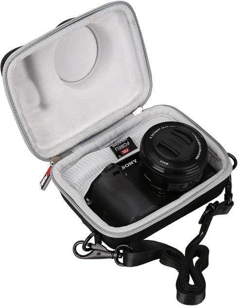 EVA Hard Portable Carrying Case for Sony Alpha a6000/a6400/a6600/a6100/a5100 Mirrorless Digital Camera, Travel Protective Shockproof Bag (Case Onl...