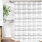 jinchan Black Grey White Striped Shower Curtain Wave Shadow Shower Curtains for Bathroom Waterproof Fabric Shower Curtain Spa Hotel Modern Abstrac...