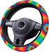 Spiral Rainbow Tie Dye Auto Car Steering Wheel Cover Universal 15 Inch Neoprene Interior Decor Protection Accessories...