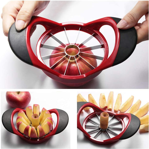 stainless steel apple cut, apple slicer, fruit divider, core remover, separator...