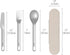 Bentgo® Stainless Travel Utensil Set - Reusable 3-Piece Silverware Set with Carrying Case, High-Grade Premium Steel, BPA-Free Case, Eco-Friendly -...