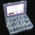 Swpeet Assorted 24 Pcs Toggle Bolt and Wing Nut Kit for Hanging Heavy Items on Drywall - 1/8 Inch, 3/16Inch, 1/4Inch...