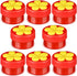 8 Packs Handheld Hummingbird Feeders Window Hummingbird Feeder with Perch Plastic Flower Finger Hummingbird Feeder Mini Hand Feeding Tools for Out...