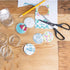 18 Pack Button Badge 2.36inch With Removal Tool Eject Pin, Clear Plastic Button With Pin for DIY Crafts, Children's Activities, Team Mark of Outdo...