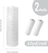 2 Rolls White Deco Mesh Ribbon 10 in x 30 ft,Basic Metallic Deco Mesh RibbonRolls for Deco DIY Wreath Supplies Christmas Tree Decoration Gift Wrap...