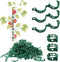 200 pcs plant climbing wall fixture clips, secured plastic plant clips for tomato plants, grape vine, cucumber plants, garden clips?Regular 1.02in...
