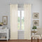 Elrene Home Fashions Jolie Crushed Semi-Sheer Window Curtain, Adjustable Tie-Top Single Panel, 52" x 84" (1 Panel), Ivory...