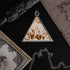 OLYCRAFT 4x5 Inch Witch Potion Clay Stencils Magic Potion Non-Adhesive Silk Screen Stencil Fantasy Theme Clay Silk Screen Reusable Mesh Transfer f...