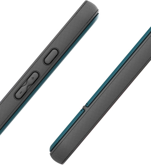 ENCASED Pixel 4a Case with Screen Protector (Rebel Shield) Rugged Full Body Protective Cover with Build-in Screen Guard for Google Pixel 4a - Blue...