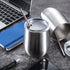 Stainless Steel Wine Glasses, Double Wall Insulated Tumbler with Lid for Wine, Coffee, Drinks, Champagne, Cocktails (Stainless Steel)...