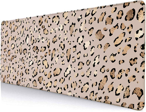 Large Gaming Mouse Pad, Desk Pad, Computer Keyboard Mouse Mat Non-Slip Mousepad Rubber Base and Stitched Edges for Gamer Home&Office, 31.5x11.8 In...